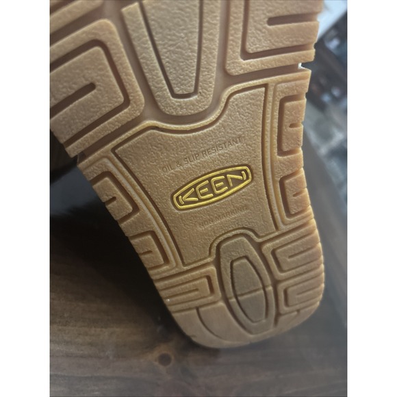 Keen Utility San Jose Oxford Mens Size 10 D Leather Work Shoes Brown Safety Toe main image 4